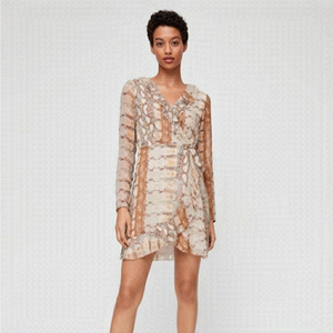 Aritzia Wilfred Louise Ruffle Dress